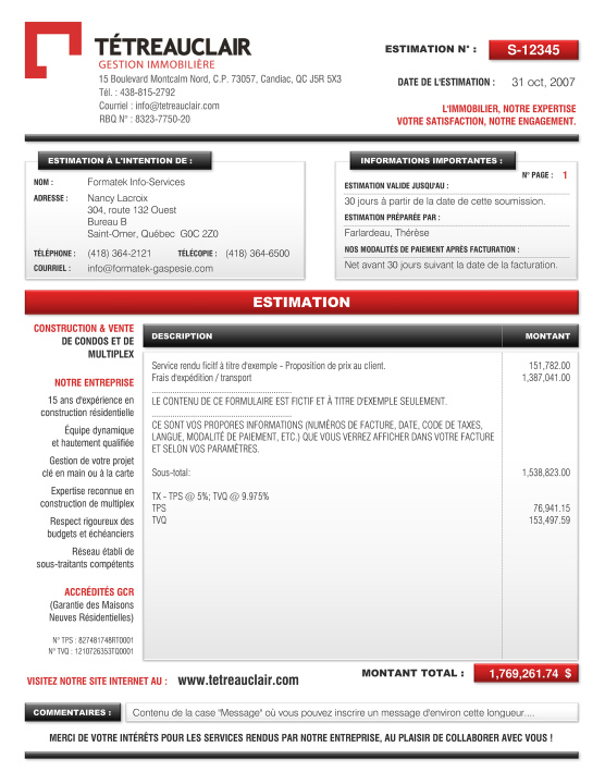 SAGE 50 | ESTIMATION | # M1CT19X-3