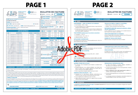 PDF | SOUMISSION | SUR 2 PAGES | # P-M3CT28X-11