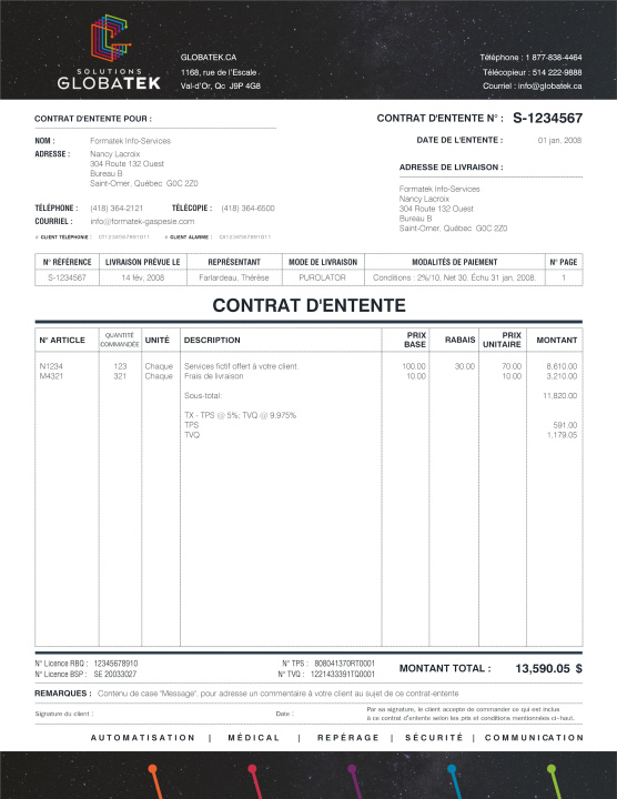 SAGE 50 | CONTRAT | # M5TE01X-5