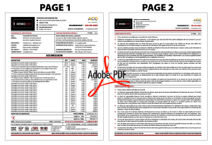 PDF | SOUMISSION - SUR 2 PAGES | # P-M5CT15X-1