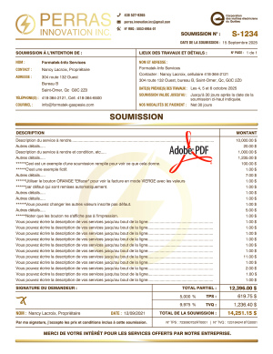 PDF | SOUMISSION | # P-M5CT13-1